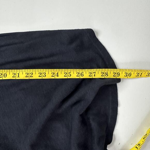 Neesh by D.A.R. Tunic Top Womens Large 3/4 Sleeve Raw Edge Hem Lightweight - Picture 7 of 9